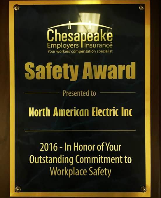 Safety Award for 2016